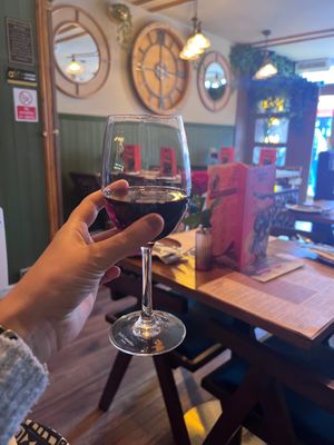 Thai wine at Russell's Thai Tapas in Chester