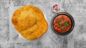 Chhole Bhature at Thela in Westborough