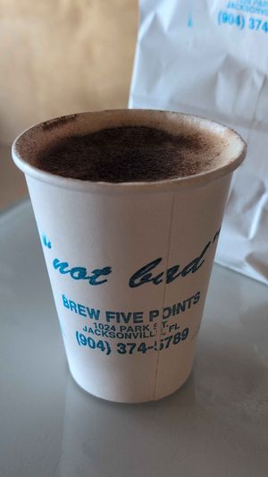 Hot tea at BREW Five Points in Jacksonville