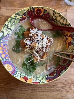 Ramen with tofu  at Helens Sushi in Stockholm