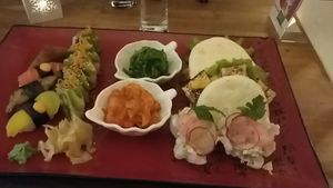 This year's xmas bento! at Helens Sushi in Stockholm