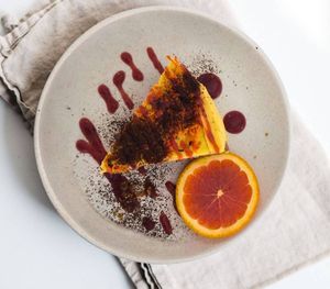 Amazing Carrot Glow cake. at Bodhi Vegan Cafe & Restaurant in Phuket