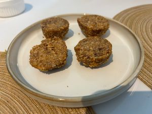 Peanut balls at Bodhi Vegan Cafe & Restaurant in Phuket