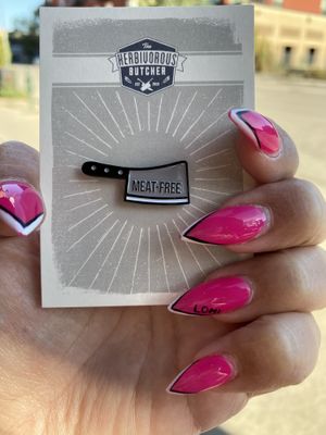 Cool pins! at The Herbivorous Butcher in Minneapolis