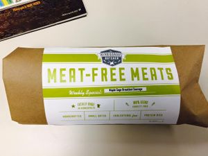 Maple Sage Breakfast Sausage at The Herbivorous Butcher in Minneapolis