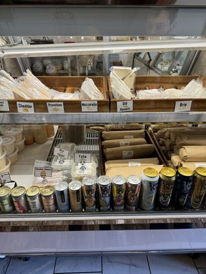 Vegan cheeses  at The Herbivorous Butcher in Minneapolis