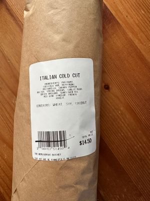 Italian cold cut ingredients  at The Herbivorous Butcher in Minneapolis