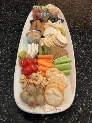 Thanksgiving vegan charcuterie board. Big thanks to Aubry for the awesome meat & cheese recommendations!  at The Herbivorous Butcher in Minneapolis