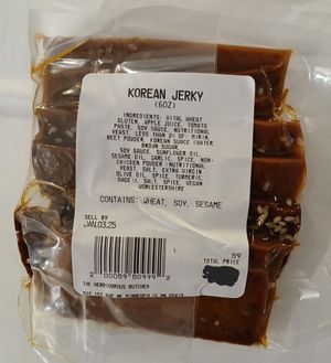 Korean Jerkey at The Herbivorous Butcher in Minneapolis
