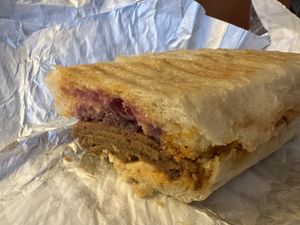 Ruben sandwich  at The Herbivorous Butcher in Minneapolis