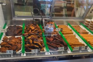 Ribs and sausage  at The Herbivorous Butcher in Minneapolis