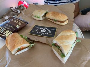 Italian and Turkey with Havarti at The Herbivorous Butcher in Minneapolis