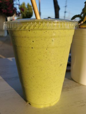 Mint cacao chip at Powerplant Superfood Cafe in Los Angeles