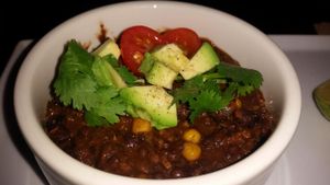 Vegan Chili at Powerplant at Powerplant Superfood Cafe in Los Angeles