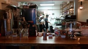 The Kitchen at Powerplant Superfood. Cafe at Powerplant Superfood Cafe in Los Angeles