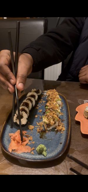 Pickled Ginger & wasabi   at Zoya in England