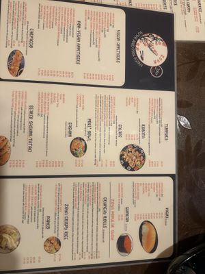 Menu 2   at Zoya in England