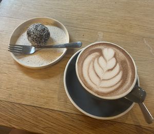   at Satellite Coffee in Morzine