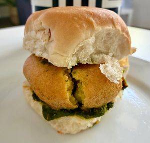 Vada pav  at Bikanerwala - Arjan in Dubai