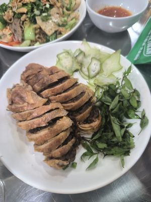 Vegan duck neck at Bánh Mì Chay Đệ Nhất Madam Thao in Hoi An