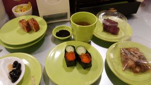 Some vegan choices, NT$32 each at Shuiwen in Taipei