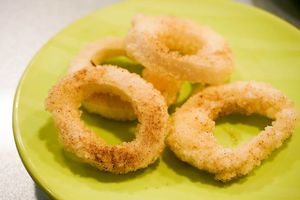 Deep-Fried Calamari Ring at Shuiwen in Taipei