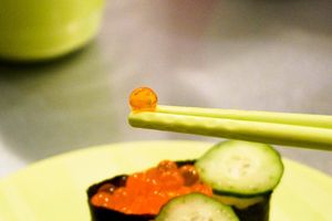 Fish Egg Warship Sushi at Shuiwen in Taipei