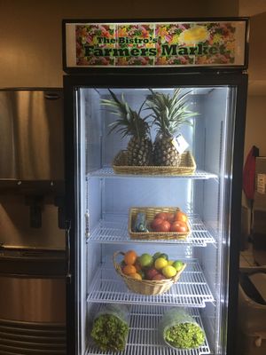 Fresh produce at The Bistro in Kailua