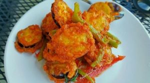 Crazy Eggplant  at Happy Elephant Vegan in Long Beach