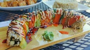 Deep Ocean Roll at Happy Elephant Vegan in Long Beach