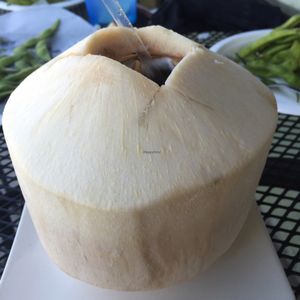 Coconut Water at Happy Elephant Vegan in Long Beach