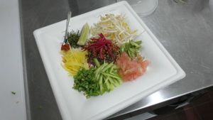 Yummy Quinoa Salad at Happy Elephant Vegan in Long Beach