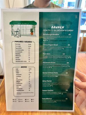 Full vegan menu  at Casa da Mully in Lisbon