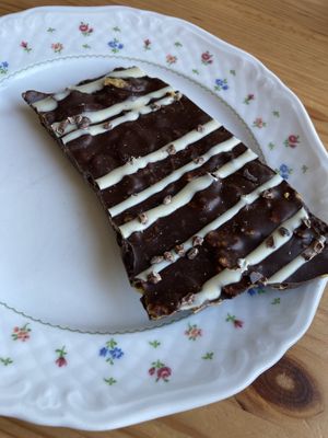 Crunchy brick chocolate  at Schokoladenwerk Hattingen in Nordrhein-westfalen