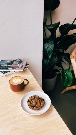Cookie and Oat Cappuccino at Pontes in Copenhagen