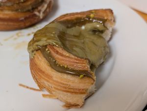 Pistachio Danish. Just wow! at Alterna - Mostrador in Barcelona