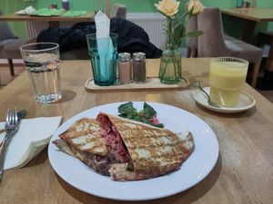 Big Classic Burrito at The Fragrance of the Heart in Heidelberg