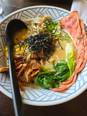 Tonkatsu ramen at Alice & Friends in Oak Park in Oak Park