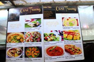Vegetarian Menu at Cari Truong in Hanoi