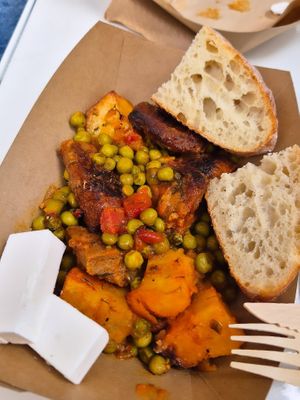 Traditionally Greek homemade meals for a decent price. Very good taste and perfect portion size. Not too much and not too little. at Kitsune Athens Bistrot in Athens