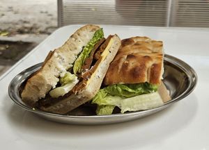 Trufle BLT sandwich, absolutely OUTSTANDING! at Kitsune Athens Bistrot in Athens
