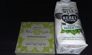 matcha chocolate and matcha mylk at Prahran Convenience in Prahran