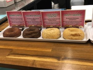 The different flavours   at OMG Decadent Donuts in City Of Port Adelaide Enfield