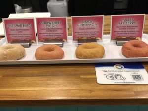 Different flavours  at OMG Decadent Donuts in City Of Port Adelaide Enfield