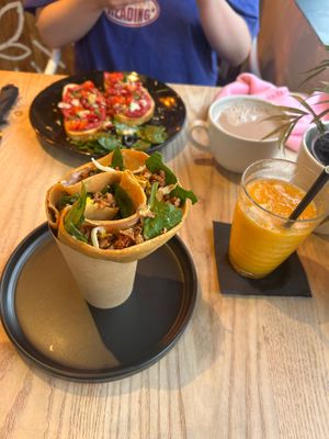 Dirty McVee Soul Crepe at FUZION FOOD & MOOD in England