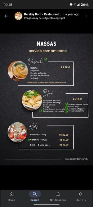  at Barskiy Dom - Restaurante Russo in São Paulo