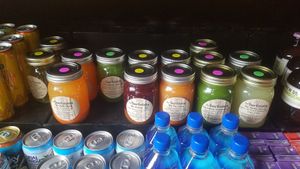 cold pressed juices at The Surfinista Cafe in Cocoa Beach