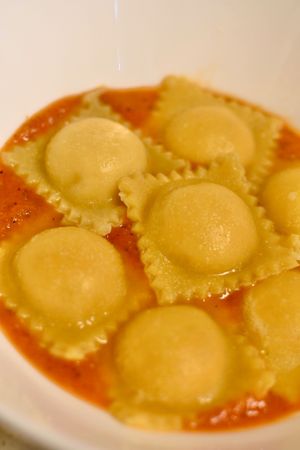 Ravioles  at Sessarego in Mexico City