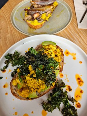 Harissa Tofu at Grounded in Aberdeen