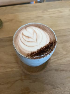 Hot chocolate   at Grounded in Aberdeen